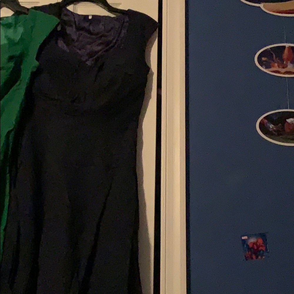 Dark blue dress
